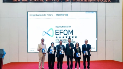 七星认证！星空在线注册-星空(中国)
圆满完成“EFQM全球奖”RbE现场评审